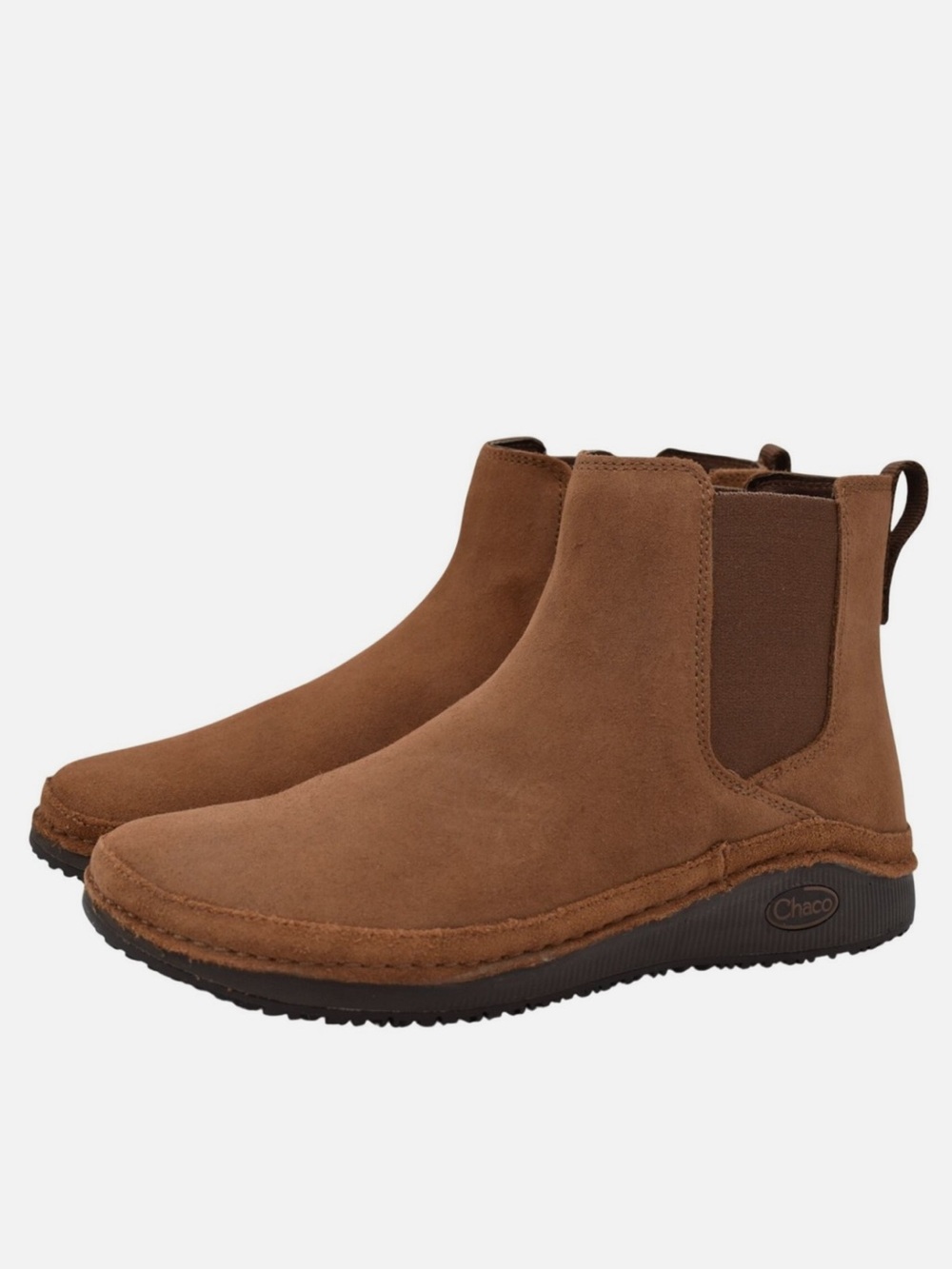 Chaco Womens Size 8 Paonia Cinnamon Brown Suede Chelsea Boots Shoes NWOT
